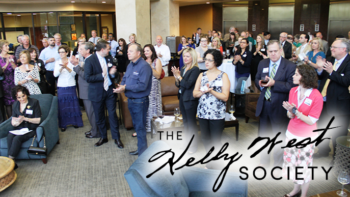 Members of the Kelly West Society and other friends at our 2014 Fall Open House